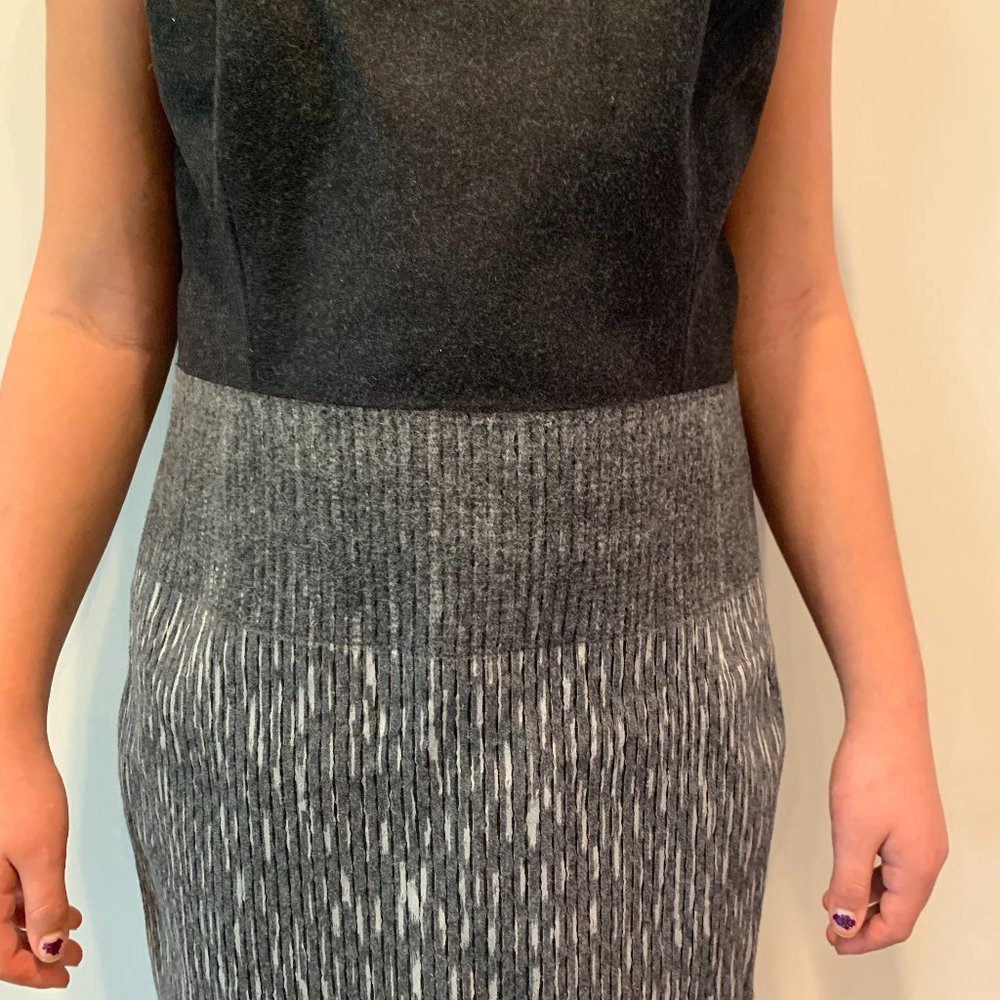 Hugo Boss Runway Sleeveless Wool Dress
